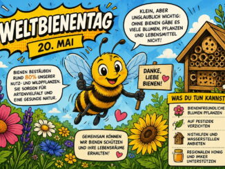 Weltbienentag – Kleine Helfer mit großer Bedeutung 🐝