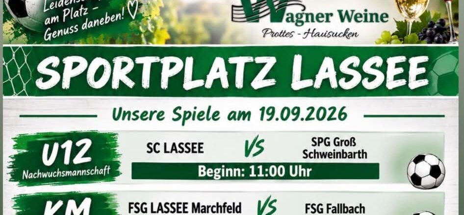 ⚽ Sportler-Heuriger des SC Lassee
